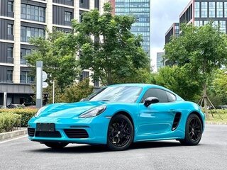 2021 Porsche Cayman T III 718 (982), голубой, 4299900 рублей, вид 1