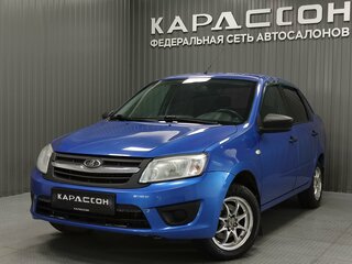 2017 Lada (ВАЗ) Granta I, синий, 450000 рублей, вид 1