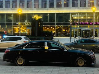 2017 Mercedes-Benz Maybach S-Класс 450 I (X222) Рестайлинг, чёрный, 7990000 рублей, вид 2
