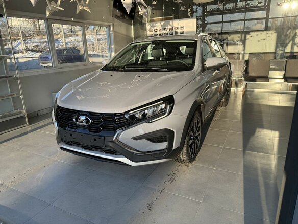 2026 Lada (ВАЗ) Vesta SW Cross I Рестайлинг (NG), серебристый - вид 23