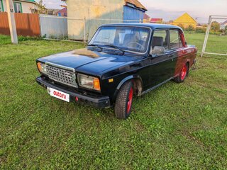 2004 Lada (ВАЗ) 2107, чёрный, 125000 рублей, вид 1