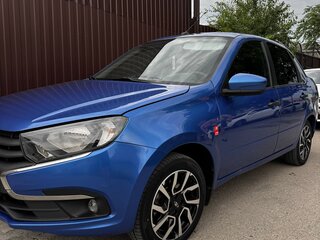 2019 Lada (ВАЗ) Granta I Рестайлинг, синий, 578000 рублей, вид 1