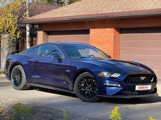 2018 Ford Mustang VI Рестайлинг, синий, 4850000 рублей, вид 2
