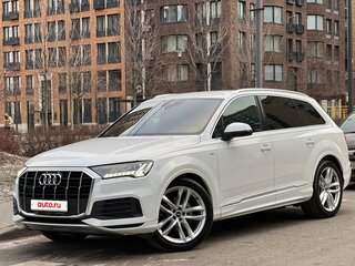 2020 Audi Q7 45 TDI II (4M) Рестайлинг, белый, 6249000 рублей, вид 1