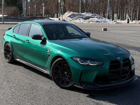 2022 BMW M3 Competition Package VI (G80), зелёный, 10300000 рублей - вид 3