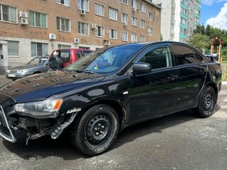2012 Mitsubishi Lancer X Рестайлинг, чёрный, 460000 рублей, вид 1