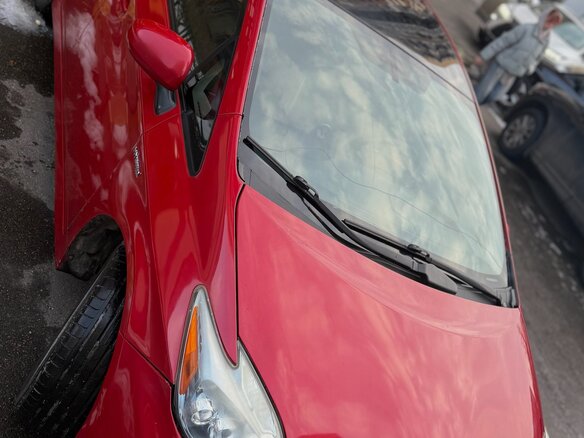 2009 Toyota Prius III (XW30), красный, 820000 рублей - вид 7