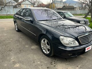 2003 Mercedes-Benz S-Класс 500 Long IV (W220) Рестайлинг, синий, 1150000 рублей, вид 1