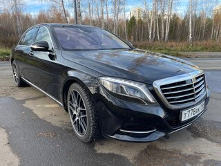 2016 Mercedes-Benz S-Класс 400 Long VI (W222, C217), чёрный, 4550000 рублей, вид 1