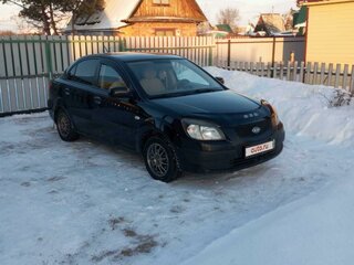 2006 Kia Rio II, чёрный, 450000 рублей, вид 1