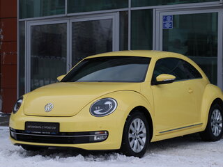 2014 Volkswagen Beetle II (A5), жёлтый, 1450000 рублей, вид 1