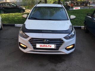 2017 Hyundai Solaris II, белый, 495000 рублей, вид 1