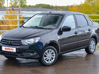 2019 Lada (ВАЗ) Granta I Рестайлинг, чёрный, 470000 рублей, вид 2