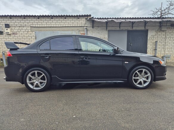 2007 Mitsubishi Lancer X, чёрный, 730000 рублей - вид 3
