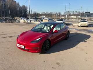 2021 Tesla Model 3 Performance I, красный, 4090000 рублей, вид 1