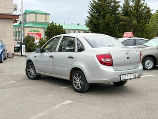 2014 Lada (ВАЗ) Granta I, серебристый, 295000 рублей, вид 4