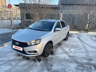 2016 Lada (ВАЗ) Vesta I, серебристый, 435000 рублей, вид 1