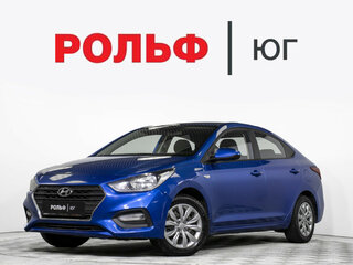 2019 Hyundai Solaris II, синий, 1250000 рублей, вид 1