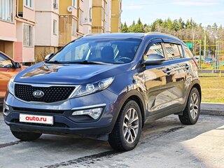 2014 Kia Sportage III Рестайлинг, синий, 1290000 рублей, вид 1
