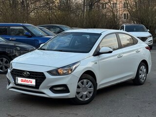 2019 Hyundai Solaris II, белый, 820000 рублей, вид 1