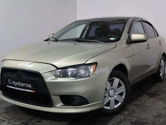 2007 Mitsubishi Lancer X, бежевый, 349000 рублей - вид 2