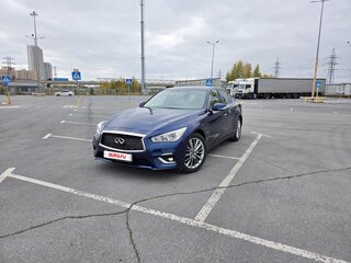 2017 Infiniti Q50 I Рестайлинг, синий, 2640000 рублей, вид 1