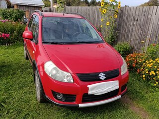 2009 Suzuki SX4 I (Classic), красный, 720000 рублей, вид 1