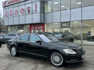 2012 Mercedes-Benz S-Класс 500 V (W221) Рестайлинг, чёрный, 1990000 рублей, вид 1