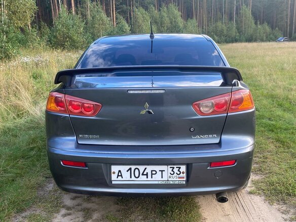 2008 Mitsubishi Lancer X, серый, 630000 рублей - вид 5