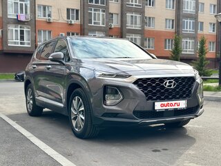 2019 Hyundai Santa Fe IV, серый, 1450000 рублей, вид 3