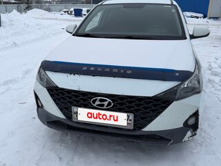 2021 Hyundai Solaris II Рестайлинг, белый, 1150000 рублей, вид 1