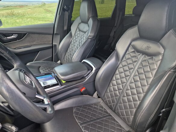 2020 Audi Q7 45 TDI II (4M) Рестайлинг, серый, 7100000 рублей - вид 14