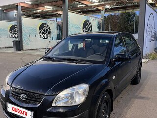 2009 Kia Rio II, чёрный, 450000 рублей, вид 1
