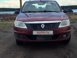 2012 Renault Logan I Рестайлинг, красный, 530000 рублей, вид 1