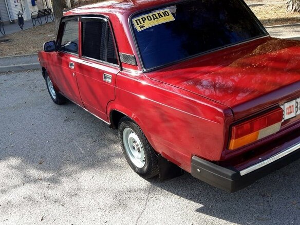 2007 Lada (ВАЗ) 2107, красный - вид 2