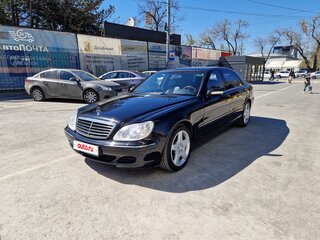 2004 Mercedes-Benz S-Класс 350 Long IV (W220) Рестайлинг, чёрный, 970000 рублей, вид 1