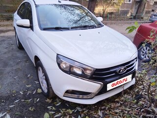 2017 Lada (ВАЗ) Vesta I, белый, 406000 рублей, вид 1