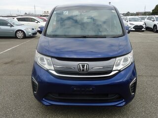 2017 Honda Stepwgn Spada V Рестайлинг, синий, 1199000 рублей, вид 1