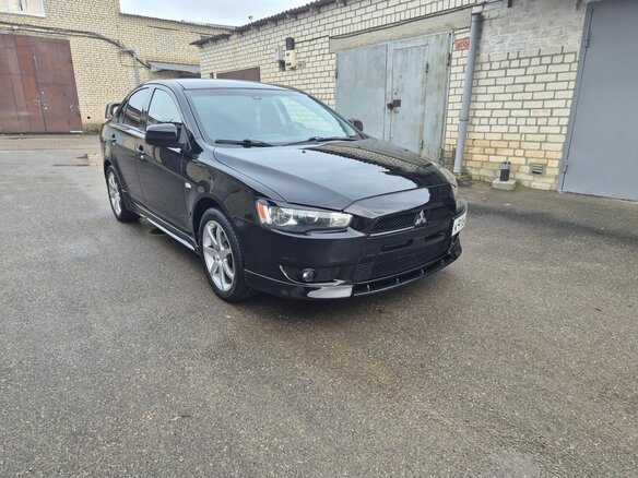 2007 Mitsubishi Lancer X, чёрный, 730000 рублей - вид 2