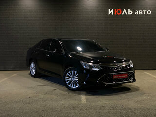 2015 Toyota Camry VII (XV50) Рестайлинг, чёрный, 2049000 рублей, вид 3