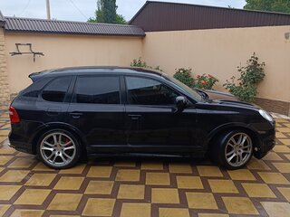 2008 Porsche Cayenne Turbo I Рестайлинг (957), чёрный, 650000 рублей, вид 1