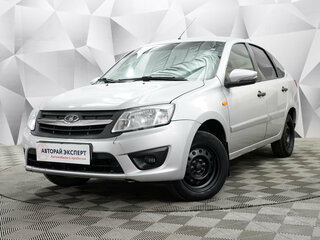 2015 Lada (ВАЗ) Granta I, серебристый, 429000 рублей, вид 1