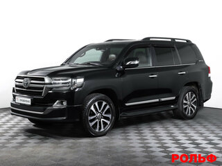 2018 Toyota Land Cruiser 200 Series Рестайлинг 2, чёрный, 5675000 рублей, вид 1