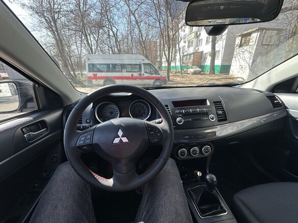 2008 Mitsubishi Lancer X, чёрный, 620000 рублей - вид 9
