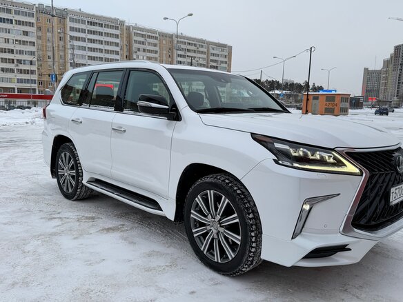 2017 Lexus LX 570 III Рестайлинг 2, белый - вид 10