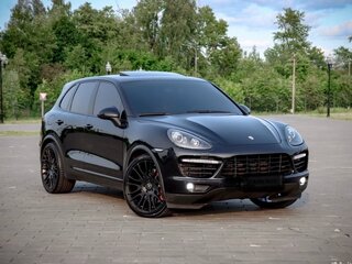 2011 Porsche Cayenne Turbo II (958), чёрный, 2600000 рублей, вид 1