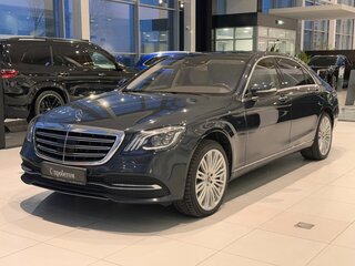 2017 Mercedes-Benz S-Класс 560 Long VI (W222, C217) Рестайлинг, синий, 5900000 рублей, вид 1