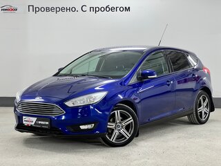 2015 Ford Focus III Рестайлинг, синий, 915000 рублей, вид 1