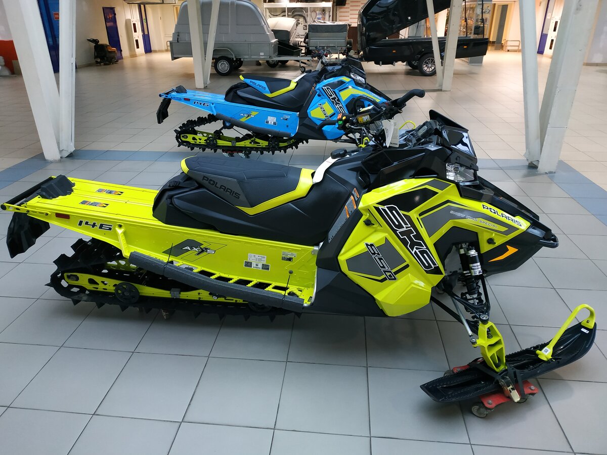 Купить новый Polaris 850 SKS инжектор в Москве: зелёный 2019 года на ...