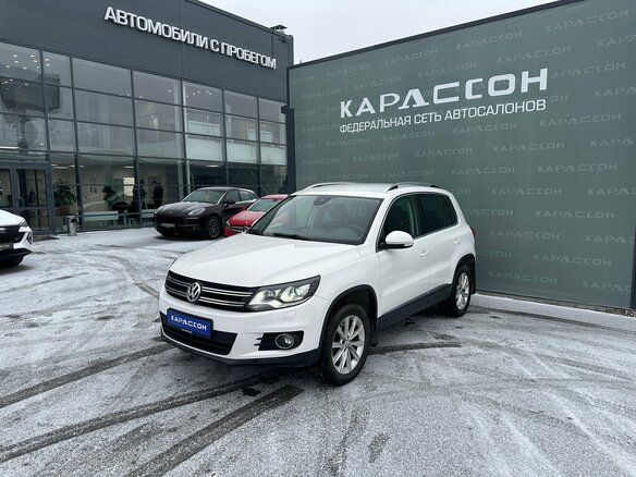 2013 Volkswagen Tiguan I Рестайлинг, белый, 1195000 рублей